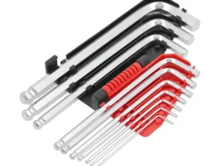 KLUCZE IMBUSOWE HEX, KULKA 2-12 MM, 10 CZ.