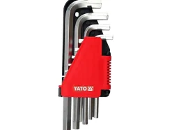 KLUCZE IMBUSOWE HEX 2-12 MM, 10 CZ.