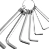 KLUCZE IMBUSOWE HEX, 2-10 MM, ZESTAW 8 SZT.