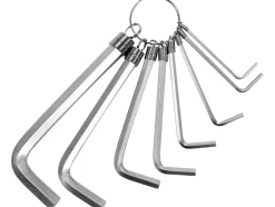 KLUCZE IMBUSOWE HEX, 2-10 MM, ZESTAW 8 SZT.
