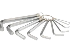 KLUCZE IMBUSOWE HEX, 1,5-10 MM, ZESTAW 10 SZT.