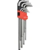 KLUCZE IMBUSOWE TORX, DŁUGIE T10-T50, 9 CZ.