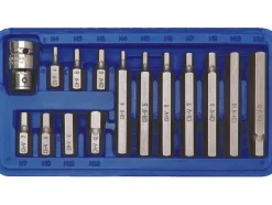 KLUCZE SPECJALNE HEX H4-H12, 15 SZT.