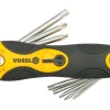 KLUCZE TORX T9-T40, CR-V, ZESTAW 8 SZT.