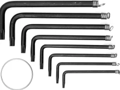 KLUCZE TORX T10-T40, ZESTAW 8 SZT.