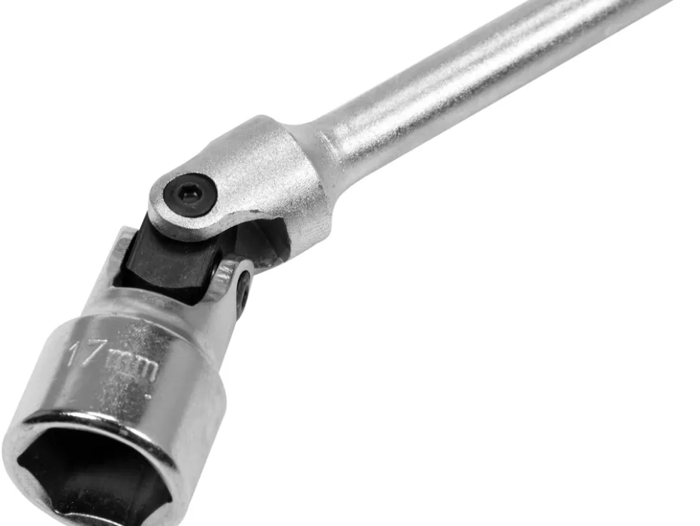 KLUCZ NASADOWY Z PRZEGUBEM TYPU T 17MM