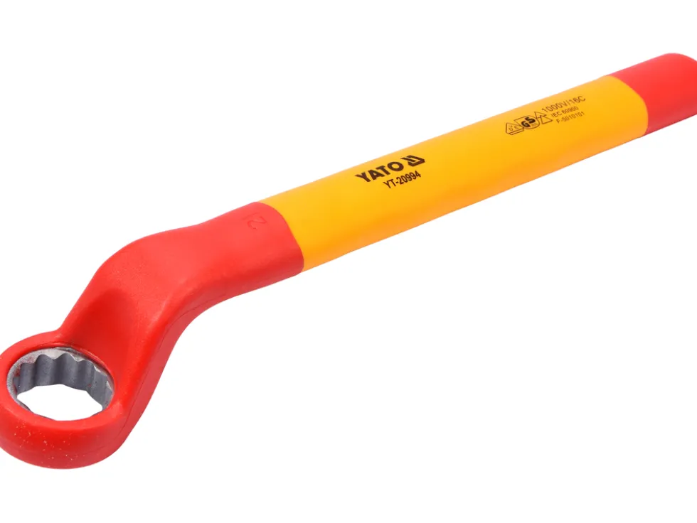 KLUCZ OCZKOWY ODGIĘTY IZOLOWANY 21MM VDE