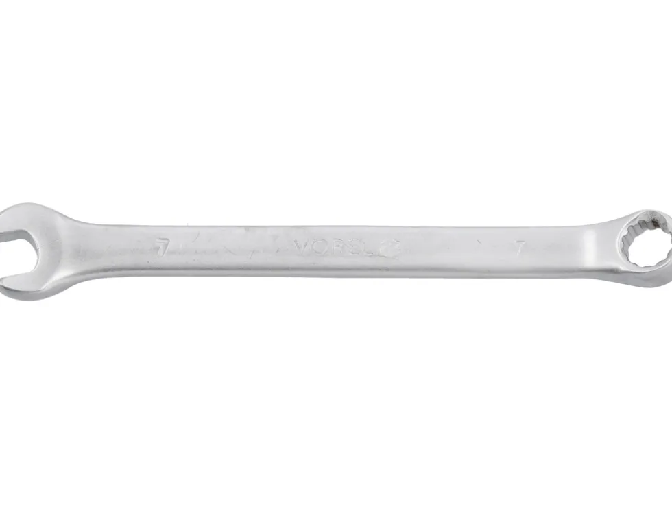 KLUCZ PŁASKO-OCZKOWY C-V 7MM SATYNA