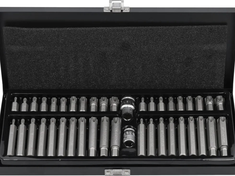 KOŃCÓWKI WKRĘTAKOWE RIBE, TORX SECURITY, ZESTAW 42 SZT.