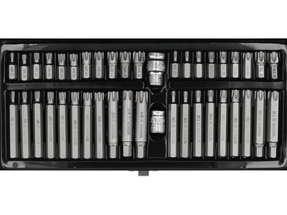 KOŃCÓWKI WKRĘTAKOWE RIBE, TORX SECURITY, ZESTAW 42 SZT.