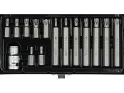 KOŃCÓWKI WKRĘTAKOWE TORX SECURITY, ZESTAW 15 SZT.