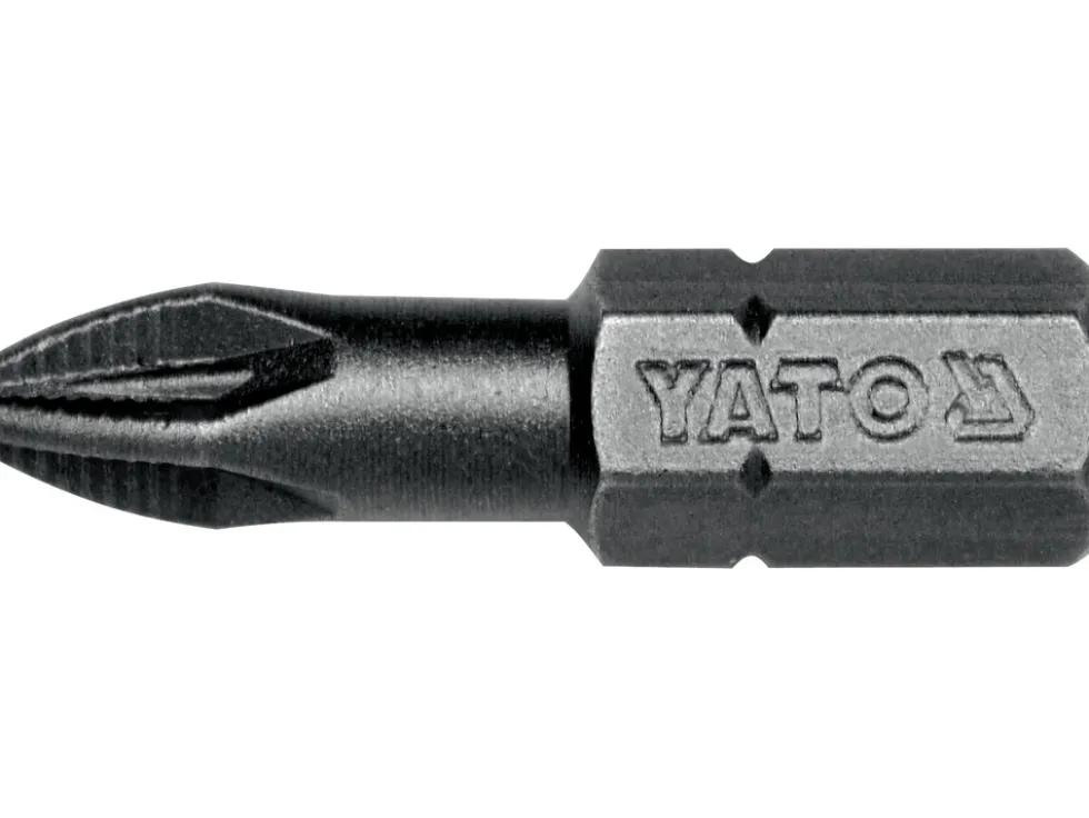 KOŃCÓWKI WKRĘTAKOWE 1/4''X25 MM, PZ2, 50 SZT