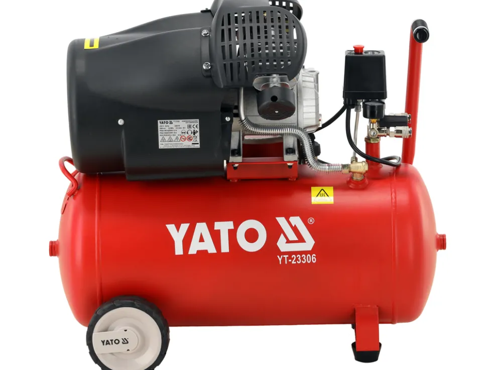 KOMPRESOR OLEJOWY 50L DWA CYLINDRY