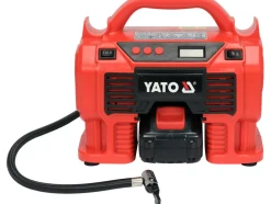 KOMPRESOR SAMOCHODOWY 18V, 11 BAR, 12 L/MIN - AKUMULATOR 3 AH