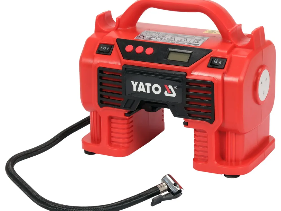 KOMPRESOR SAMOCHODOWY 18V, 11 BAR, 12 L/MIN - BEZ AKUMULATORA