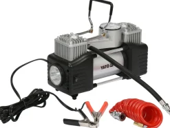 KOMPRESOR SAMOCHODOWY Z LAMPĄ LED, 250W