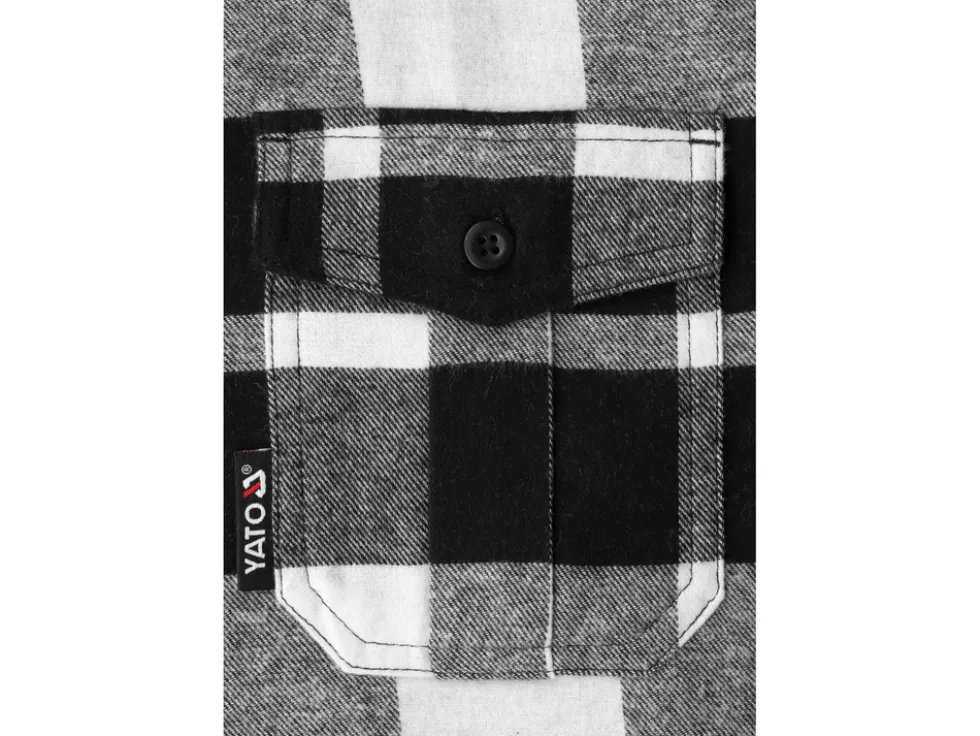KOSZULA FLANELOWA BIAŁA ROZM. 2XL
