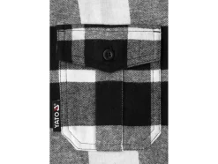 KOSZULA FLANELOWA BIAŁA ROZM. XL