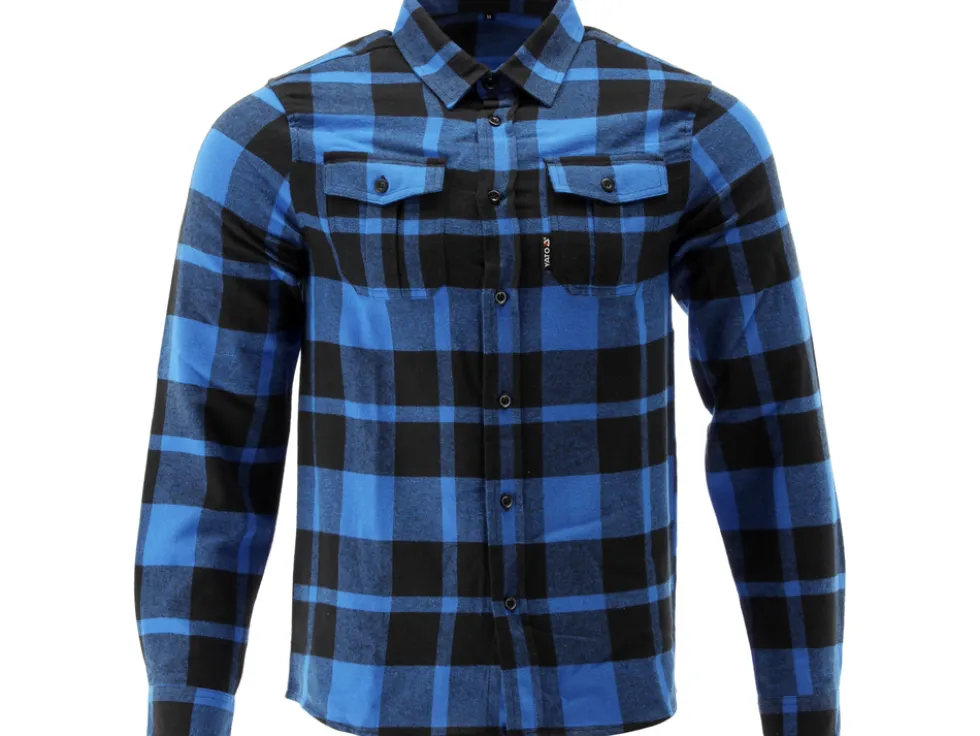 KOSZULA FLANELOWA NIEBIESKA ROZM. 3XL