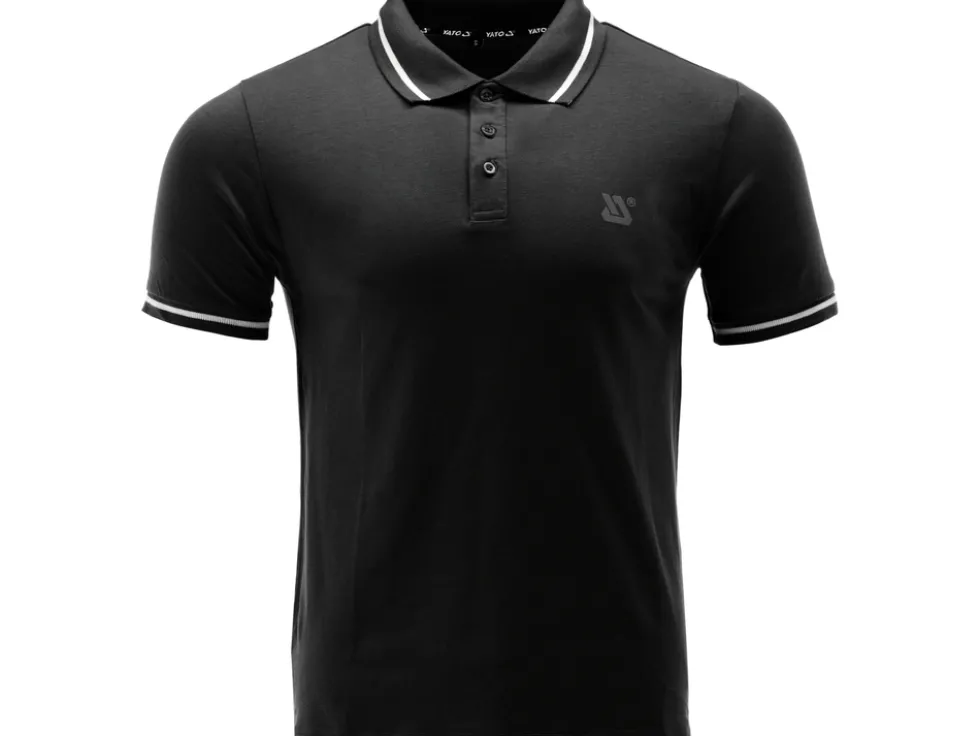 KOSZULKA POLO SOFT CZARNA ROZM. S