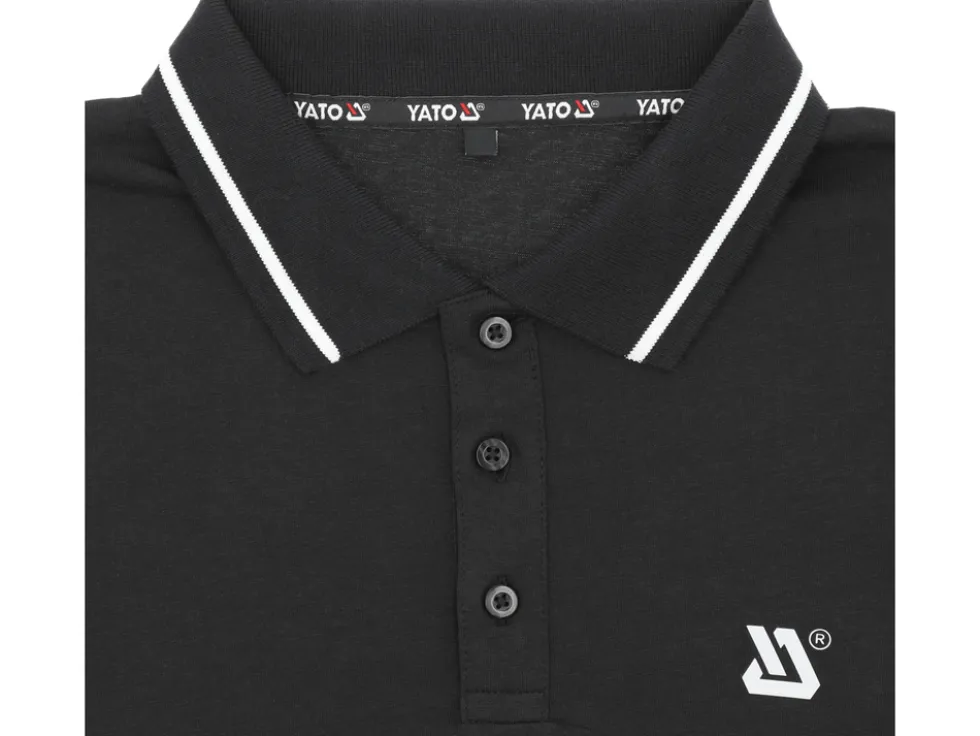 KOSZULKA POLO SOFT CZARNA ROZM. 2XL