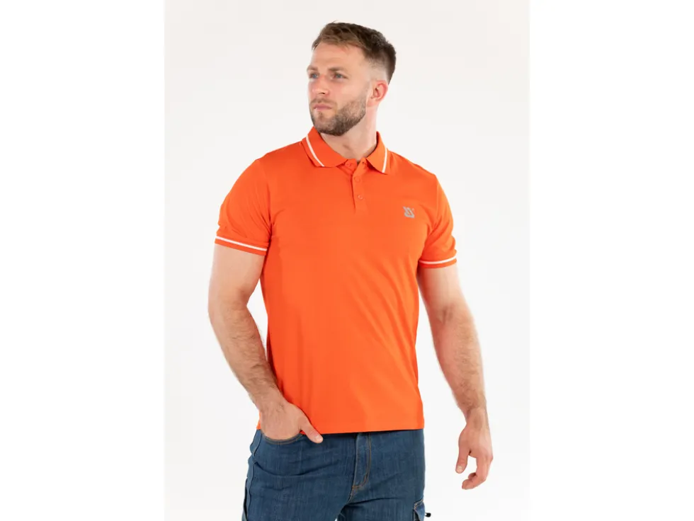 KOSZULKA POLO SOFT POMARAŃCZOWA ROZM. 2XL
