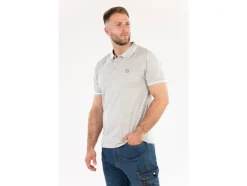 KOSZULKA POLO SOFT SZARY MELANŻ ROZM. M