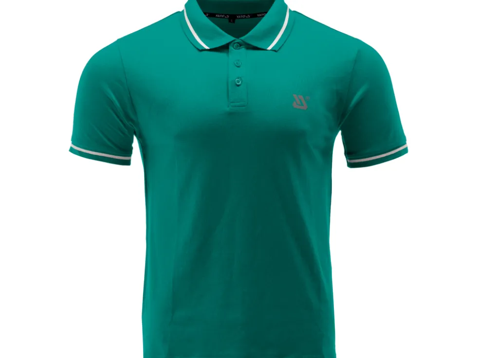 KOSZULKA POLO SOFT ZIELONA ROZM. M