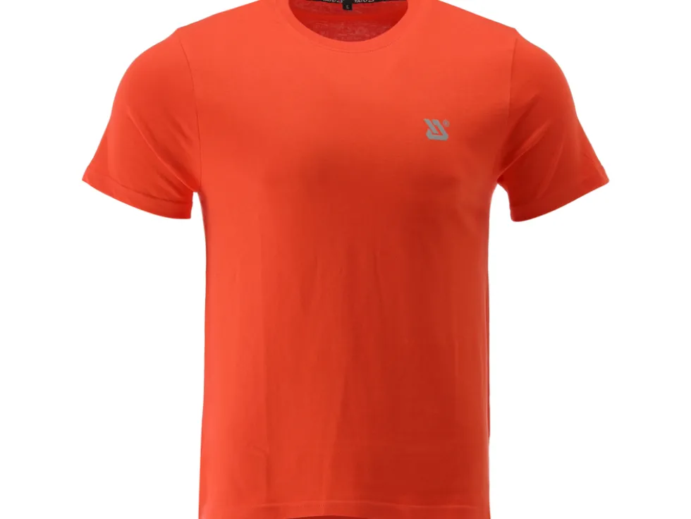 KOSZULKA T-SHIRT BASIC POMARAŃCZOWA ROZM. L
