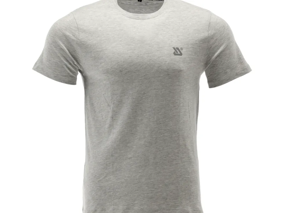 KOSZULKA T-SHIRT BASIC SZARY MELANŻ ROZM. 3XL