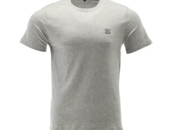KOSZULKA T-SHIRT BASIC SZARY MELANŻ ROZM. M