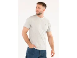 KOSZULKA T-SHIRT BASIC SZARY MELANŻ ROZM. M