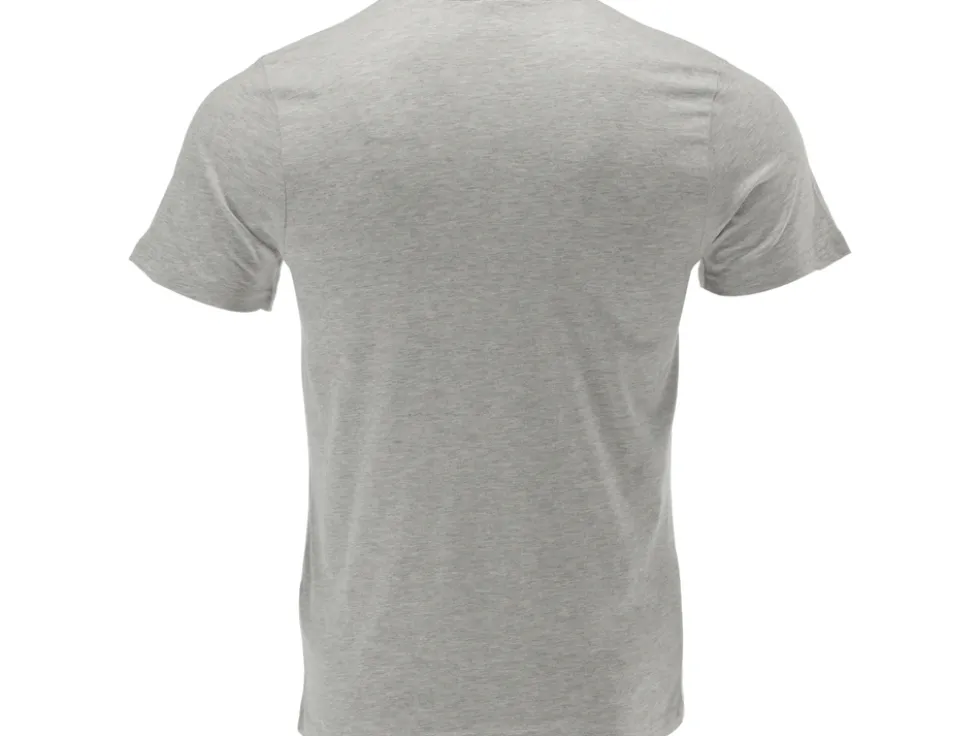 KOSZULKA T-SHIRT BASIC SZARY MELANŻ ROZM. L