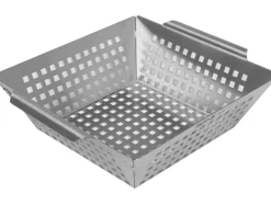 KOSZYK DO GRILLOWANIA, STAL NIERDZEWNA 26 X 22 X 7CM