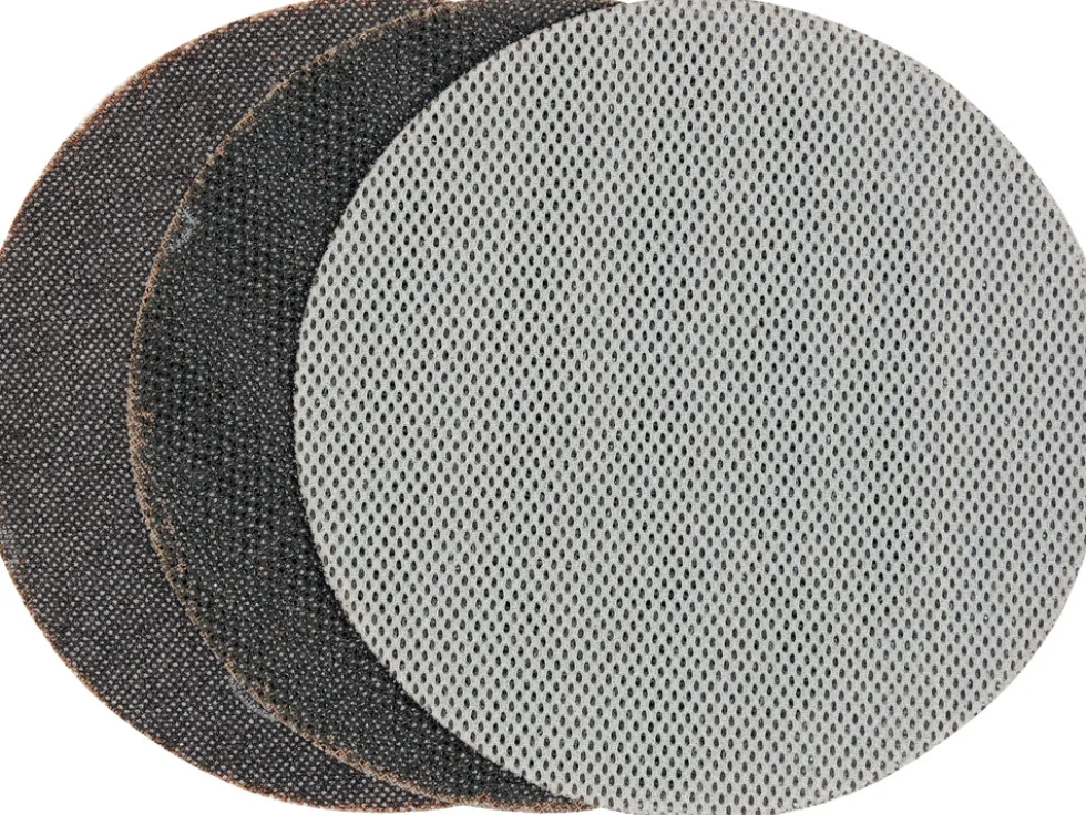 KRĄŻEK Z SIATKI ŚCIERNEJ Z RZEPEM 225MM 3SZT. P60 DO SZLIFIERKI
