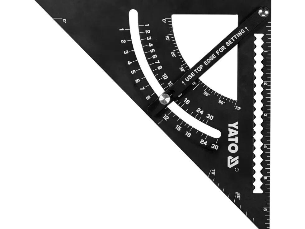 KĄTOWNIK ALUMINIOWY 170 MM -EKIERKA