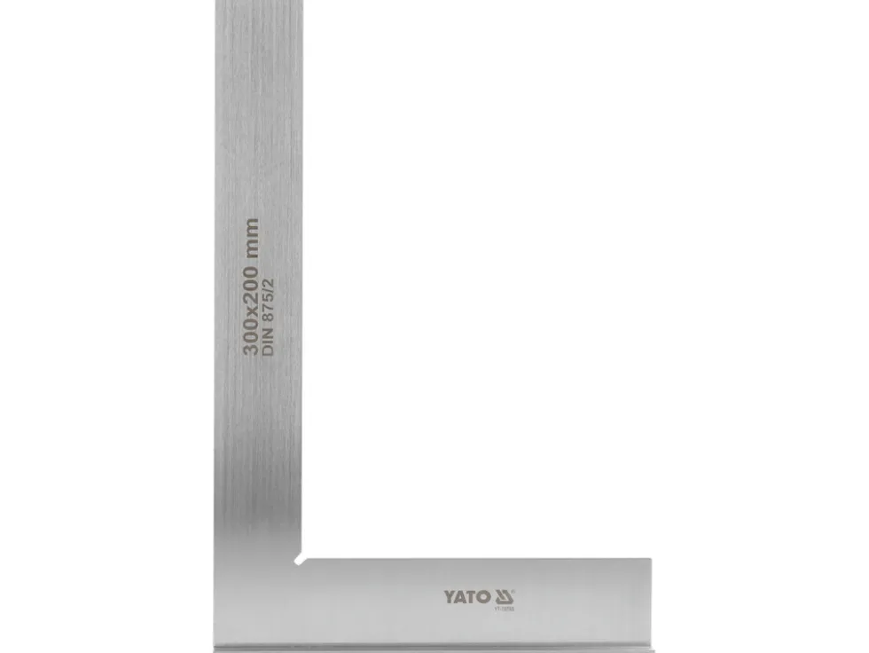 KĄTOWNIK ŚLUSARSKI ZE STOPKĄ 300X200 MM KL II