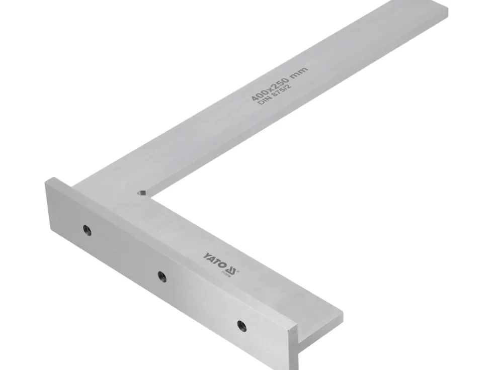 KĄTOWNIK ŚLUSARSKI ZE STOPKĄ 400X250 MM KL II