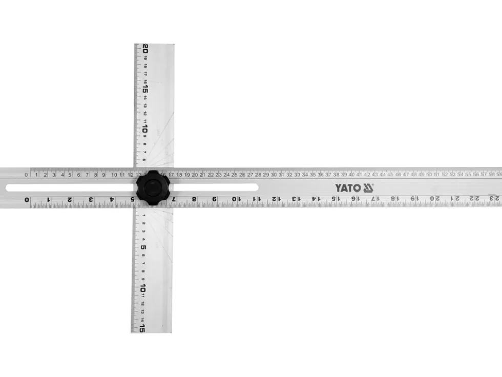 KĄTOWNIK NASTAWNY, ALUMINIOWY L-600 MM X 360 MM