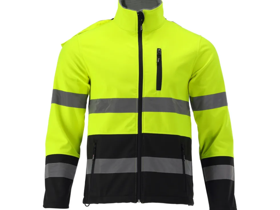 KURTKA SOFTSHELL OSTRZEGAWCZA ORIOLUS ROZM. 3XL