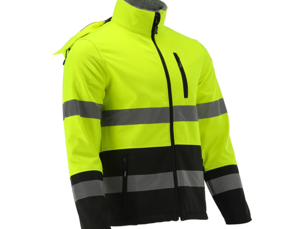 KURTKA SOFTSHELL OSTRZEGAWCZA ORIOLUS ROZM. 3XL