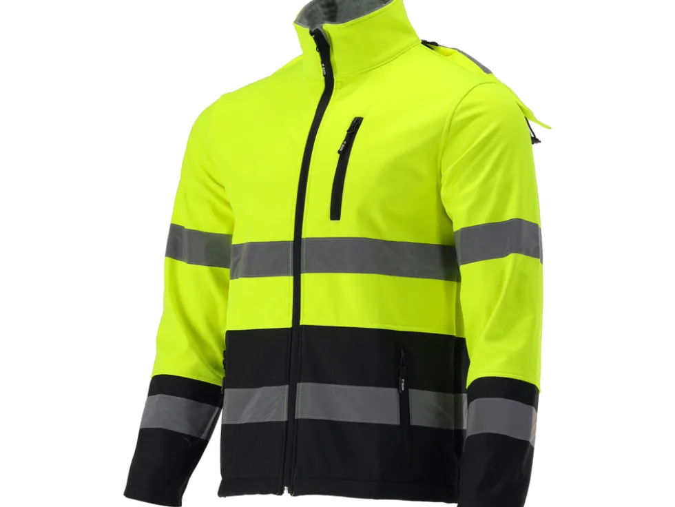 KURTKA SOFTSHELL OSTRZEGAWCZA ORIOLUS ROZM. 3XL