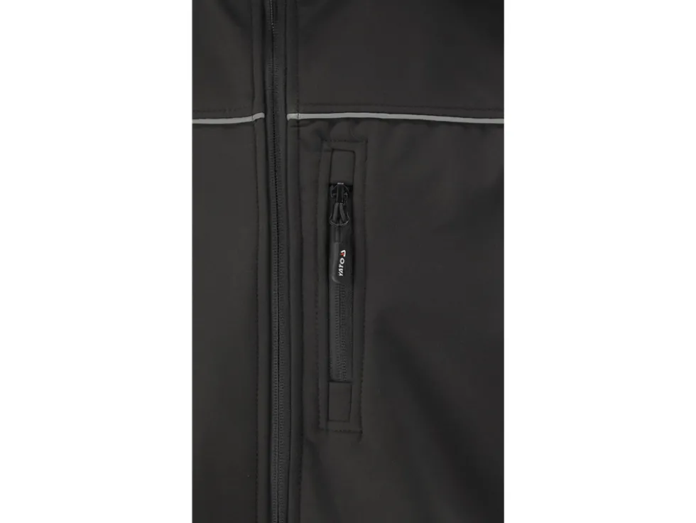 KURTKA SOFTSHELL Z KAPTUREM OBSIDIAN ROZM. S