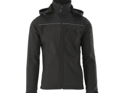 KURTKA SOFTSHELL Z KAPTUREM OBSIDIAN ROZM. S