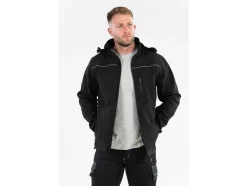KURTKA SOFTSHELL Z KAPTUREM OBSIDIAN ROZM. M