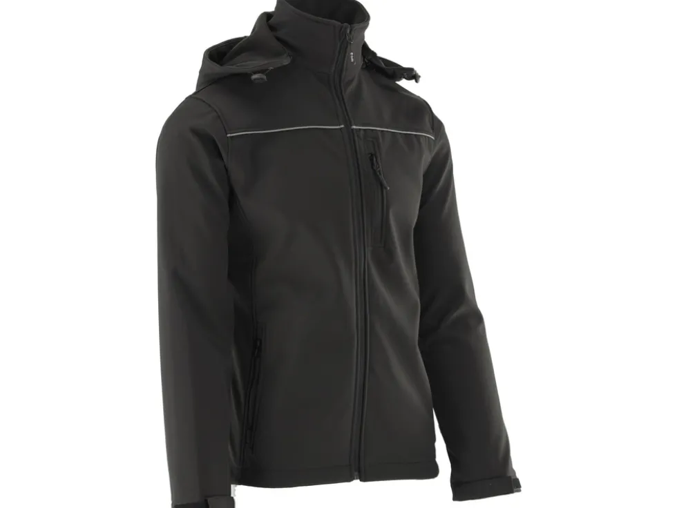 KURTKA SOFTSHELL Z KAPTUREM OBSIDIAN ROZM. XL