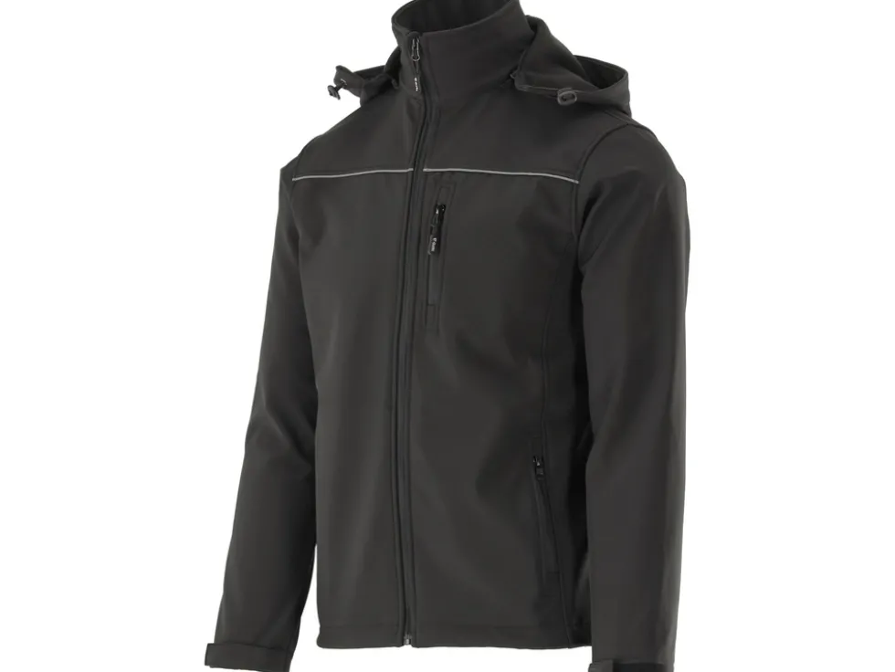 KURTKA SOFTSHELL Z KAPTUREM OBSIDIAN ROZM. XL
