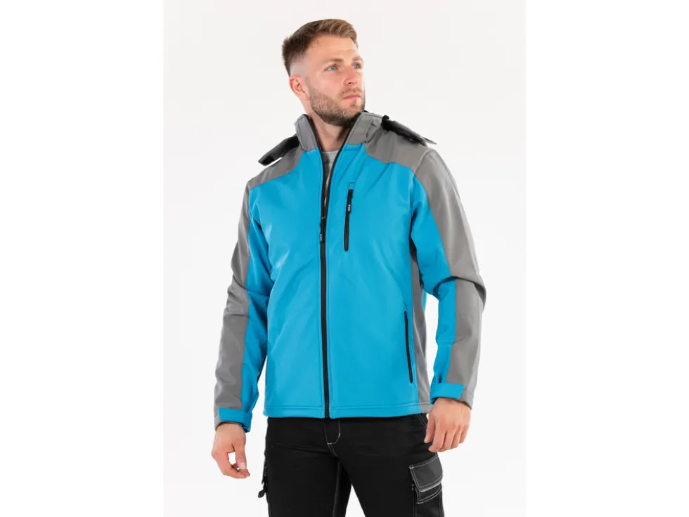 KURTKA SOFTSHELL Z KAPTUREM STRATUS ROZM. 2XL