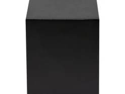LAMPA ŚCIENNA ZEWNĘTRZNA CZARNA ALUMINIOWA 1XGU10 KWADRATOWA