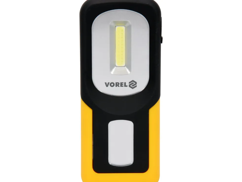 LAMPA RĘCZNA OBROTOWA COB LED 3W AKUMULATOROWA